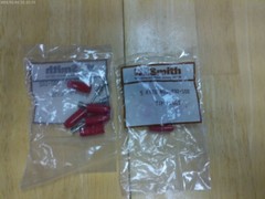 LOT/5 HH SMITH 492 RED PHONE TIP PLUG,NOS