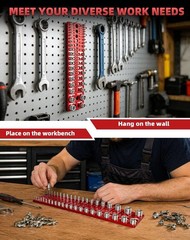 66 Thread Checker, VEXTHYX 22 standard/sae & 18 metric nut and bolt thread measu