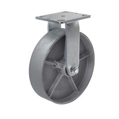 8″x2″Heavy Duty Caster Steel Cast Iron Wheel,Casters,Capacity1500-6000LB