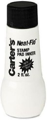 Carter’s Neat-Flo Stamp Pad Ink Refill for Black Stamp Pads, 2 oz Bottle (21448)