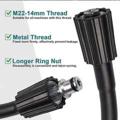 50 foot high-pressure cleaning machine hose -5800 PSI for general outdoor use