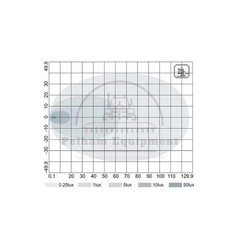 LED Work Light 46015 Square Floodlight 2300lm IP67 Cable 91×87.5×75.5mm