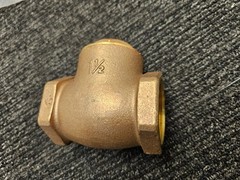 ASC FPPI 4324000562 1-1/2″ FNPT Brass Swing Check Valve Forged Brass 250 psi