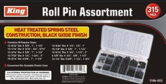 315 Pcs Roll Pin Assortment Set w/ case Roll Pin Parts NEW Tools 30 sizes