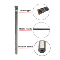 SOLID CARBIDE C12M-SCLCR06 INDEXABLE LATHE BORING BAR 12 MM SHANK + CCGT060204L