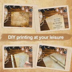 Joyberg 70PCS Vintage Paper 8.5 x 11 in Parchment paper for Writing Letter writi