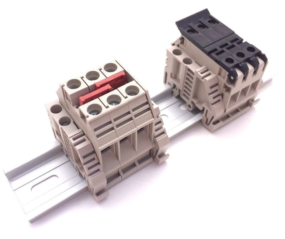 Solar Combiner Box Dinkle 3 Fused 10 AWG Positive Inputs Outputs 6 AWG 36A 600V
