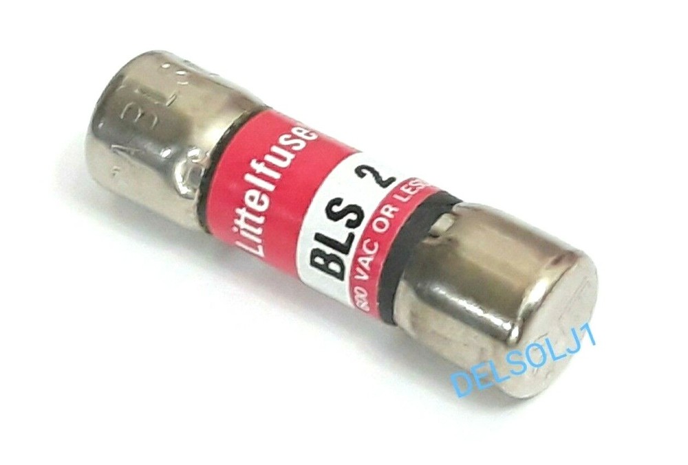 1 EACH NEW LITTELFUSE BLS2 BLS-2 600 VAC 2A BLS 2 LF FUSE