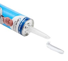 Dicor Clear Caulk Sealant 10 Ounce Paintable for RV Windows and Doors