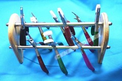 PREMIUM GRADE SET OF 9 EACH OPTICIAN !OPTICAL PLIERS,EYEGLASSES TOOL SET-W/STAND