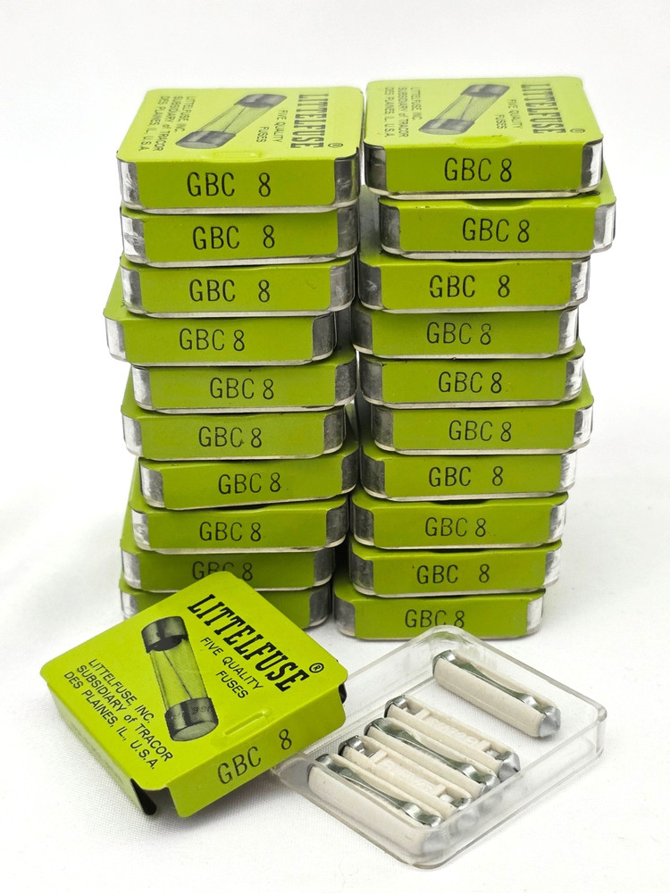 Lot of 105 LittelFuse GBC8 Fuse 8 Amp European Automotive Fuses