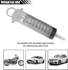 Bleed Kit, Hydraulic Disc Brake Clutch Bleeder Tool with 100ML Syri Size: 2PCS