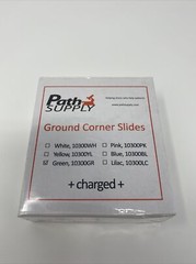 Path Supply Ground Corner Slides +Charged+ Green, 10300GR 40x Boxes Available