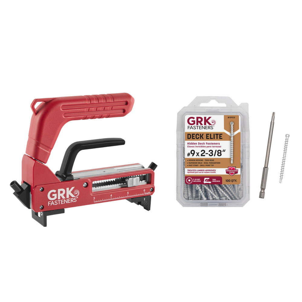 GRK Fasteners AnglePro™ Hidden Fastening System, Kit Includes AnglePro Tool &