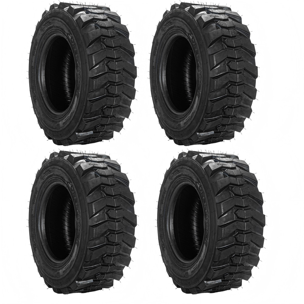 Set 4 12×16.5 Heavy Duty 12-16.5 12Ply Skid Steer Tires 12 16.5 for Bobcat