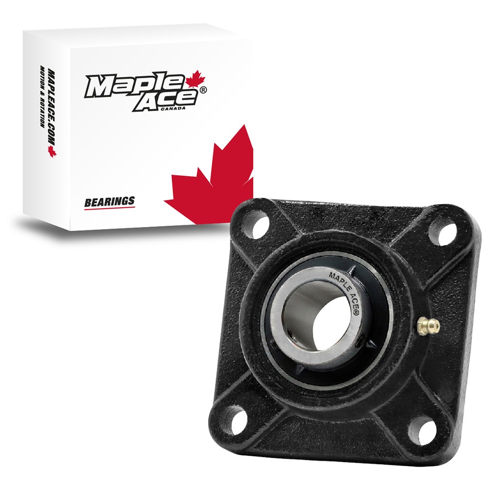 UCF215-48 Flange Bearing 3″ Bore, 4-Bolt Self-Aligning, Solid Base (Qty1)
