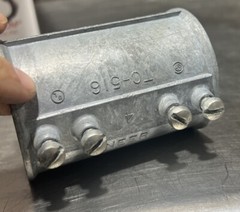 Neer 2″ TC 516 Set Screw Coupling Connector Fitting Nos Surplus