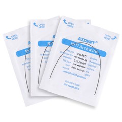Dental Orthodontic Super Elastic Cu-NiTi Arch Wire With Stops Round/Rectangular