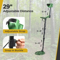 Metal Detector for Adults with 5 Professional Mode 3.5 MM Headphones Backlit