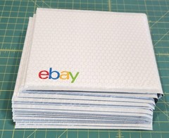 Bubble Mailers – 15 Count eBay Branded 8.5″ X 11.25″ Padded Airjacket Envelopes