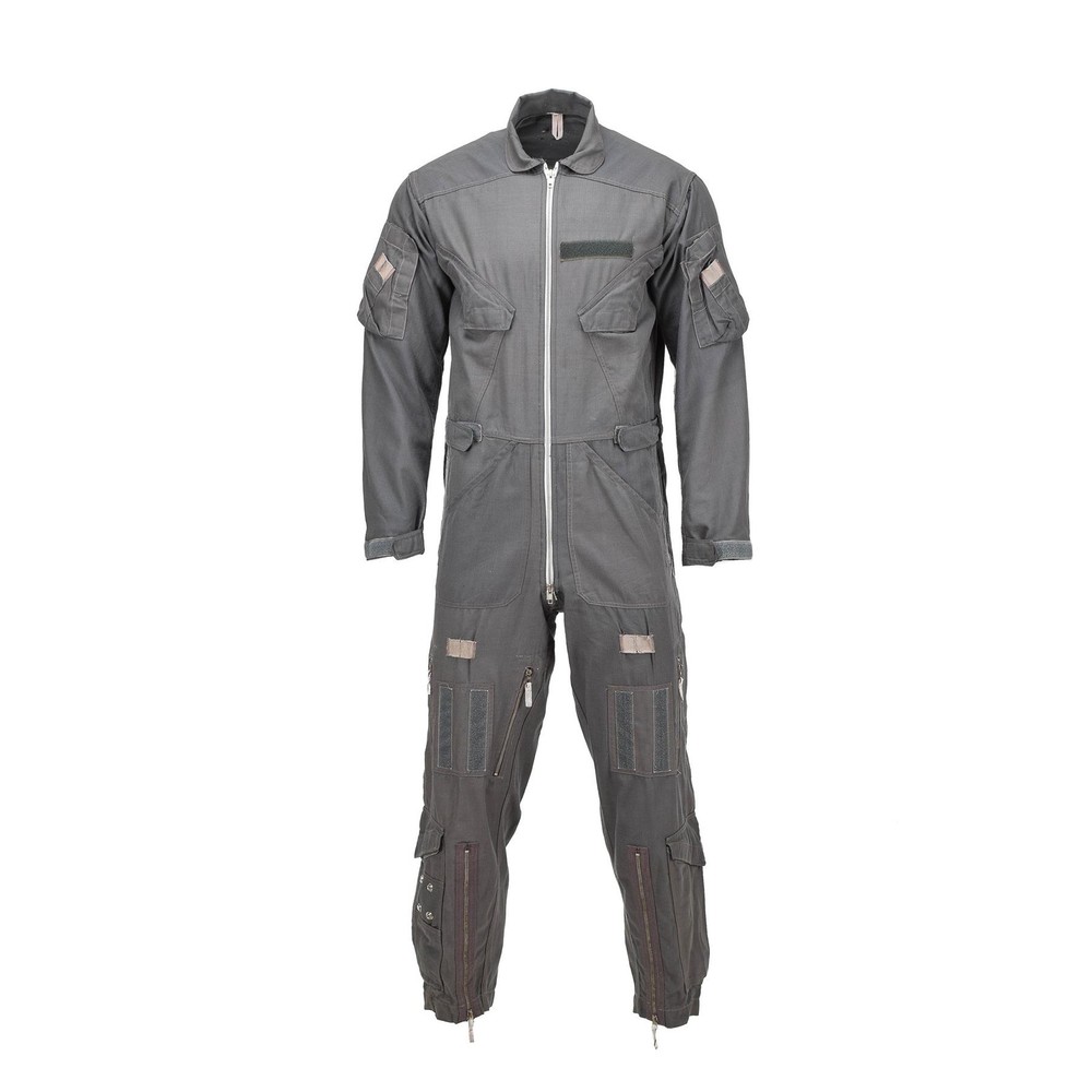 Original Netherlands Military Air Force Coverall Pilot Aviator Crew Suit Grey