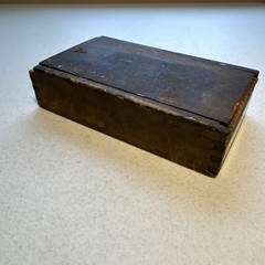 Vintage The L.S. Starrett Co. Planer & Shaper Gage No. 246 Empty Wooden Box