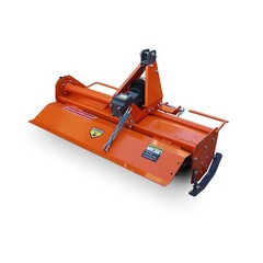 3Pt 42″ Rotary Tiller for Cat 1 Tractor, 540RPM PTO, Replaceable Tines, 5″ Depth