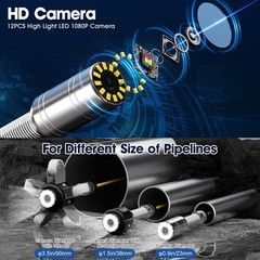 Ultimate Waterproof Plumbing Camera – 100FT Length, 32GB & Long Battery Life