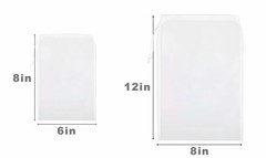 Generic 200 Mesh Nut Milk Bag 2 Sizes 6X8 Reusable Food Grade Nylon Fine Mesh