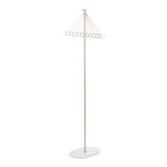 ?Coat Shelf Metal Clothing Display Rack Entrance Clothing Rack with 10 Hooks