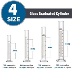 Frienda 50/100/250/500/1000ml Lab 50/100/250/500/1000ml, Transparent