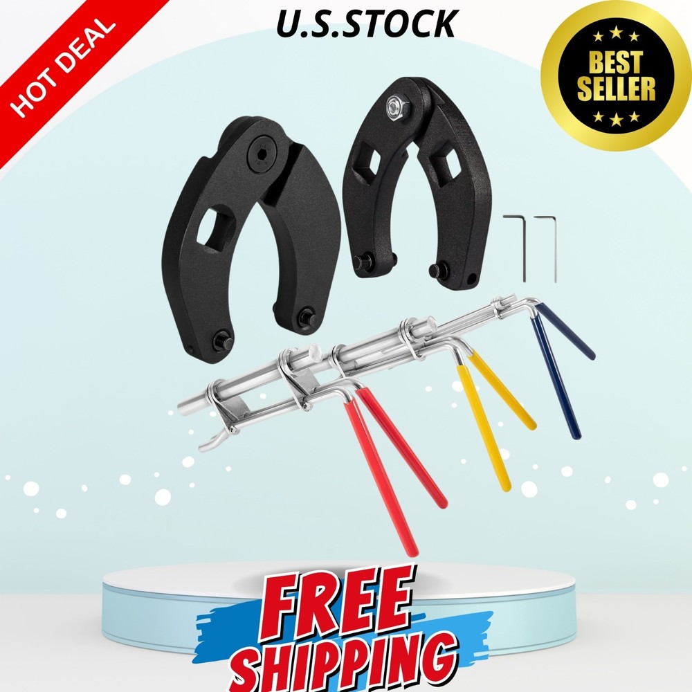3-Pack Hydraulic Seal Installation & Gland Wrench Kit for Cylinder Repair