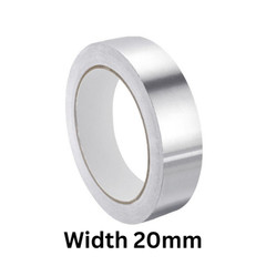 Aluminum Foil Tape, Aluminum, Waterproof (Silver)