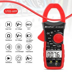 True RMS Digital Clamp Meter Multimeter AutoRanging AC DC Current Volt Amp Meter