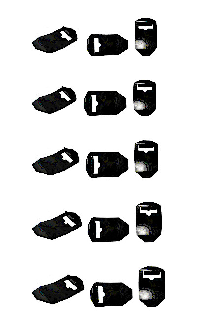 Set of 15 Skid Shoes for New Holland Discbine Disc Mower Conditioner 87047426