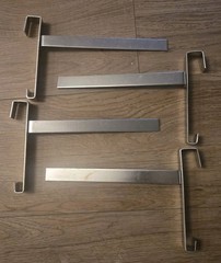4Pc Beehive Frame Holder, Stainless Steel Beehive Frame Perch, Full Frame Suport