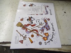 Lot of Heat Press Machine Transfers – Cat Christmas Snowflake 48 Total Transfers