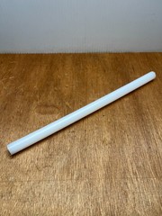 5/8″ X 12″ UHMW PE White Polyethylene Plastic Rod Round Stock USA