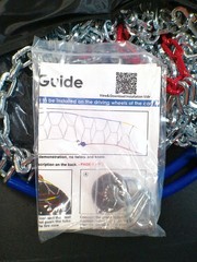 Snow-Chains Auto Fixing 1 Min Quick Install Tire-Chains, Heavy-Duty for Trucks