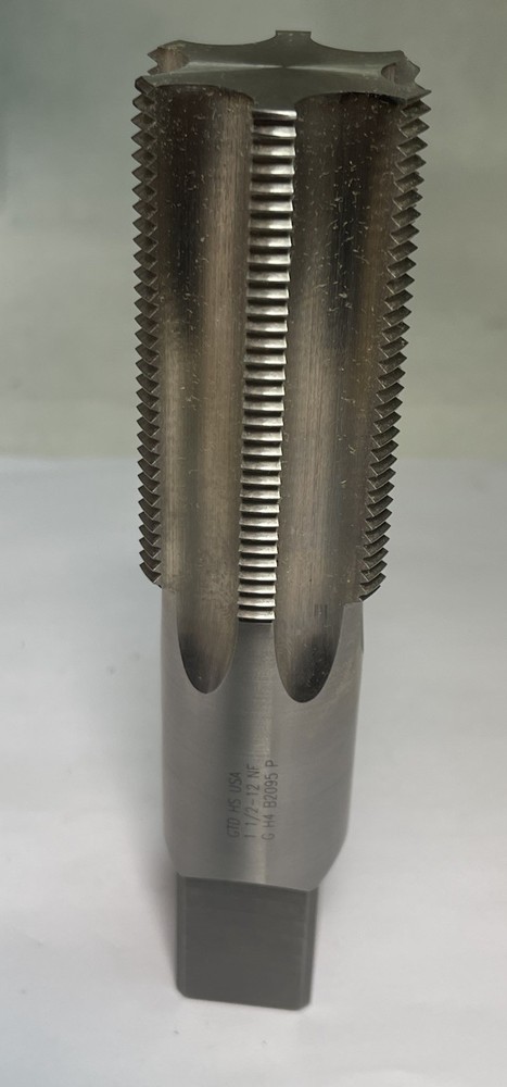 GTD 1-1/2-12 NF HS GH4 THREADING TAP 6 FLUTE PLUGS Qty.1 (26MY342)