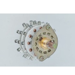1/2/4x 9.7MM 6P5T 6 Pole 5 Throw 3 Deck Band Channel Rotary Switch Selector US