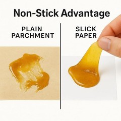 Slick Paper Silicone Release Paper – Legal Size 8.5×14 Fits in Printer