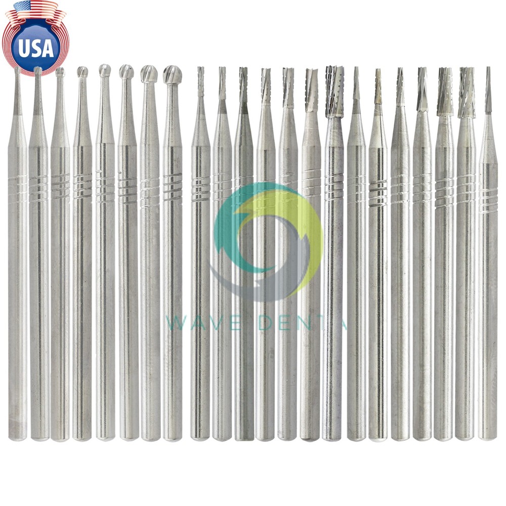 US Wave Dental Carbide Surgical Burs For Low Speed Straight Handpiece HP 44.5mm