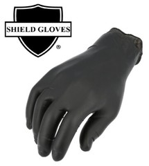 2000 Pcs, Full Texture Black Nitrile Powder Free Disposable Gloves Large, 6 MIL