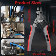 Air Line Disconnect Tool Push to Connect Fittings Pliers Quick Release Pneuma…