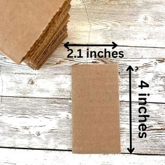 25 pack – 3×3 3×4 3×5 3×6 4×4 4×5 4×6 5×7 Corrugated Cardboard Sheets 32ECT