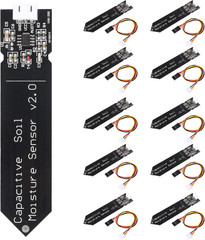 10 Pack Capacitive Soil Moisture Sensor Corrosion Resistant for Arduino Moist…