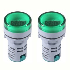 2//4/8X AC60-500V 22MM LED Voltmeter Voltage Meter Indicator Pilot Light New DIY