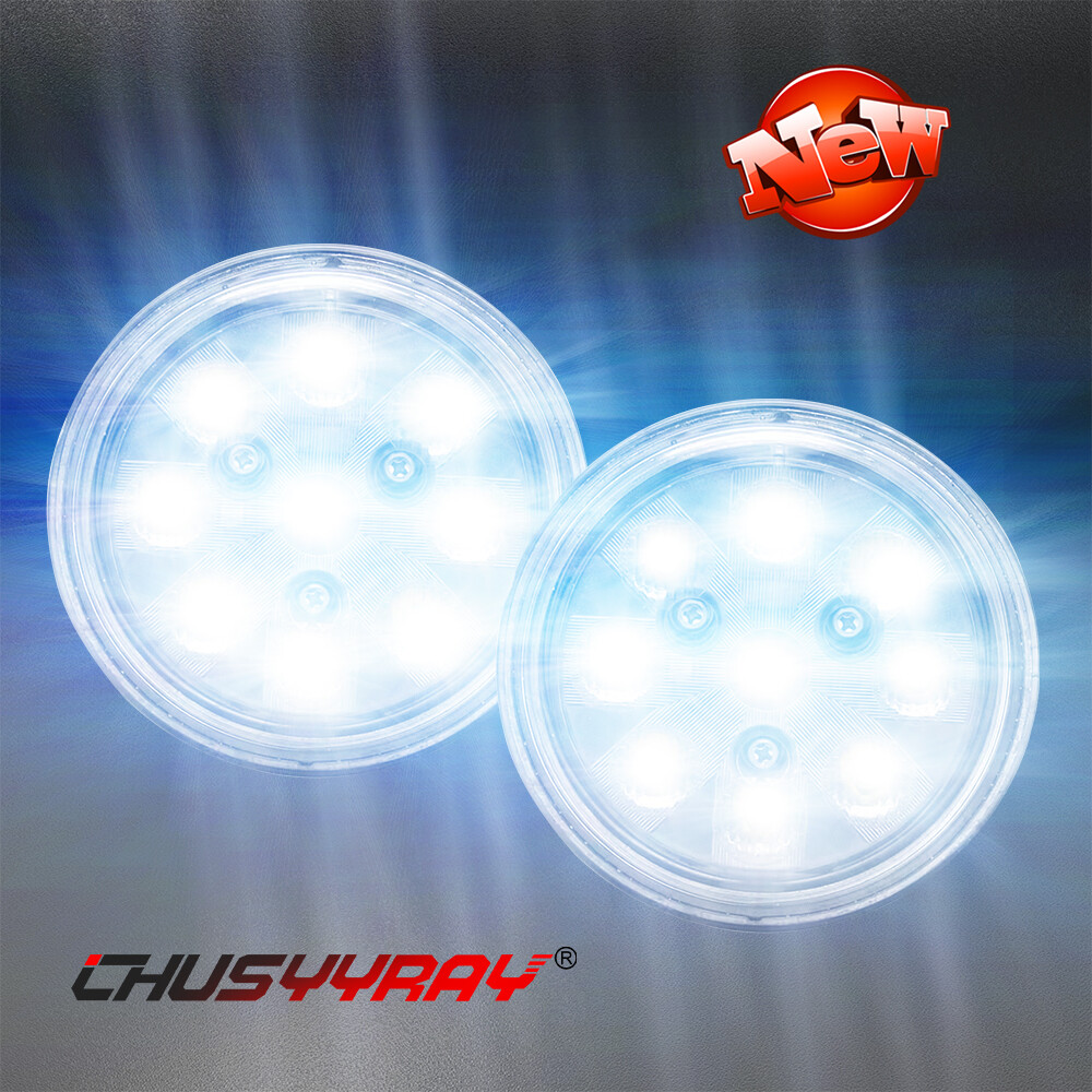 2x 4.5″ 40W Round LED Conversion Headlight Bulb Hi/Low Sealed Beam Head Lamps