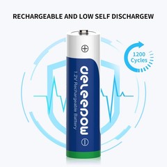 Deleepow Nimh 3300Mah Aa Rechargeable Batteries 16 Pack 1.2V Aa Rechargeable